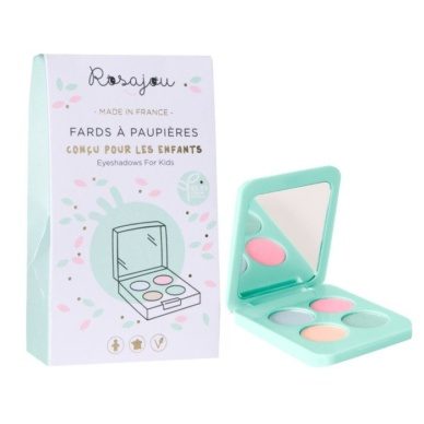 Rosajou, Vegan lauvärvide komplekt lastele (roosa, sinine, kuldne, roheline), 4×1.5g