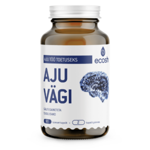 Ecosh, Aju Vägi – aju ja mälu vitamiinid aju töö toetuseks, 90kapsllit