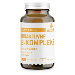 Ecosh, Bioaktiivne B-vitamiinide kompleks, 60 kapslit