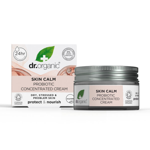 Dr Organic, Skin Calm Probiootiline üliniisutav rahustav näokreem, 50ml