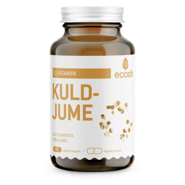Ecosh, Kuldjume – nahka toetav, 90 kapslit