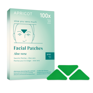 Apricot, Kortsuplaastrid aloe veraga laubale ja silmade vahelisele alale, 100tk