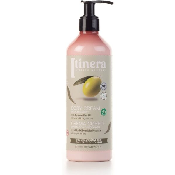 Itinera, Sügavniisutav kehakreem oliivimarjade ekstraktiga, 370ml