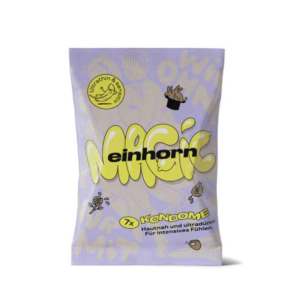 Einhorn, Vegan kondoomid MAGIC, 7tk