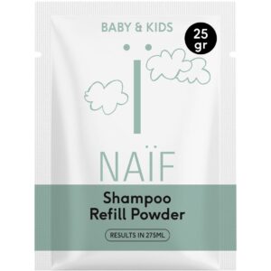 Naïf, Beebi- ja lastešampooni täitepulber, 25g
