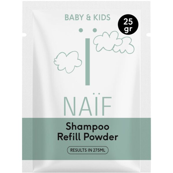 Naïf, Beebi- ja lastešampooni täitepulber, 25g