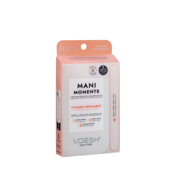 Voesh, Maniküürikomplekt: Deluxe 3 Step - Vitamin Recharge
