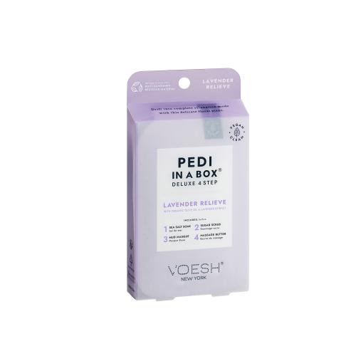 Voesh, Pediküürikomplekt: Deluxe 4 Step - Lavender Relieve