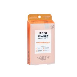 Voesh, Pediküürikomplekt: Deluxe 4 Step - Tangerine Glow