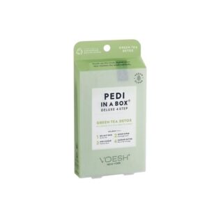 Voesh, Pediküürikomplekt: Deluxe 4 Step - Green Tea Detox