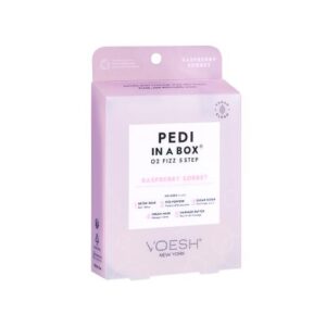 Voesh, Pediküürikomplekt: O2 Fizz 5 Step - Raspberry Sorbet