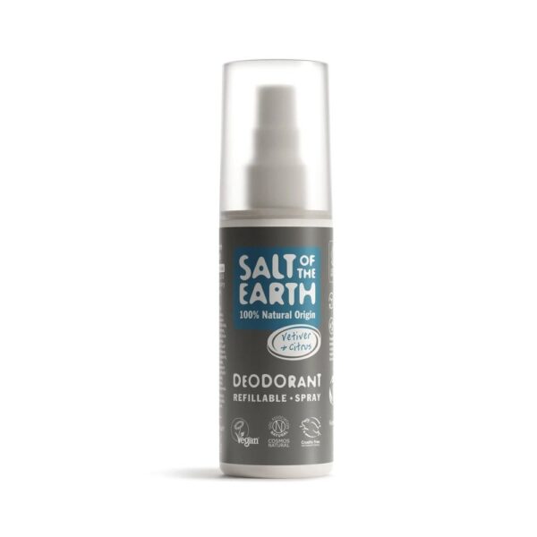 Salt of the Earth, Vetiver & Citrus looduslik deodorant sprei, 100ml