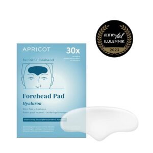 Apricot, Silikoonist kortsuplaaster hüaluroonhappega otsmikule “Fantastic Forehead”, 30x korduvkasutatav