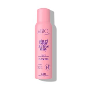 beBIO, Looduslik deodorant sprei Start Your Active Day Flowers, 125ml