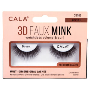 Cala, Kunstripsmed 3D FauxMink Bossy