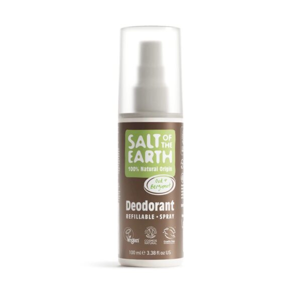 Salt of the Earth, Deodorant sprei Oud & Bergamot, 100ml