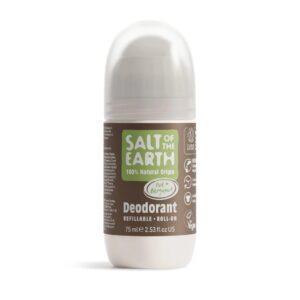 Salt of the Earth,  Looduslik ja taastäidetav rulldeodorant Oud & Bergamot, 75ml