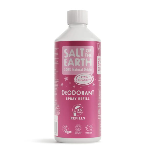 Salt of the Earth, Maasikalõhnalise deodorant sprei täitepakend, 500ml