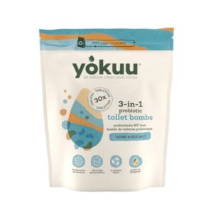 Yokuu, 3in1 probiootilised WC puhastustabletid Thyme & Sea Salt, 30tk