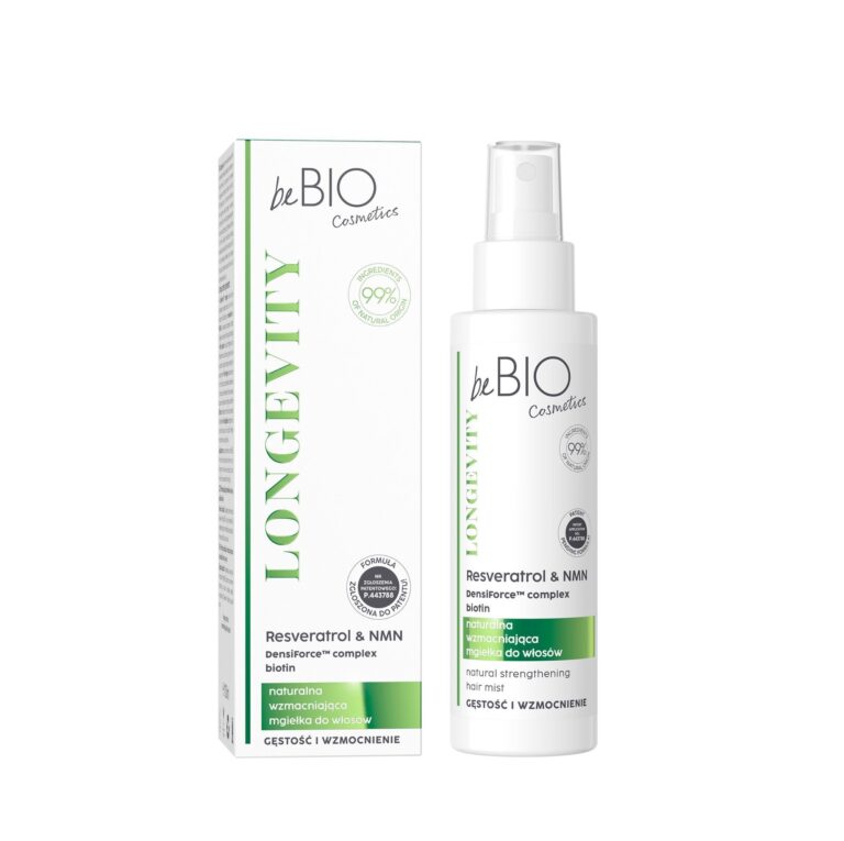 beBIO, Longevity juukseid tugevdav ja tihendav juuksehooldussprei, 100ml