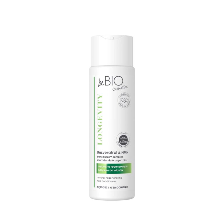beBIO, Longevity juukseid tugevdav ja tihendav looduslik palsam, 200ml