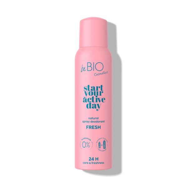 beBIO, Looduslik deodorant sprei Start Your Active Day Fresh, 125ml