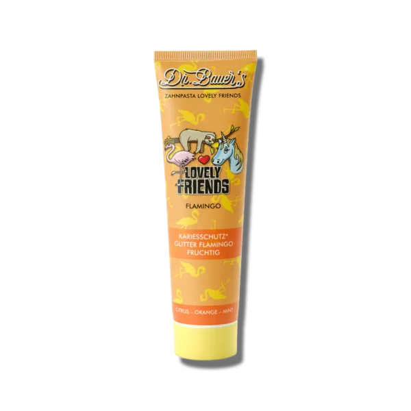 Dr. Bauer's, Hambapasta Lovely Friends 6+ Flamingo, 90ml