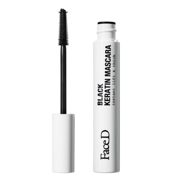 FaceD, Instant Lift Keratin veekindel must ripsmetušš, 10ml