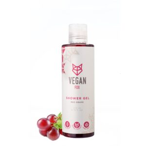 Vegan Fox, Punase viinamarja dušigeel, 200ml