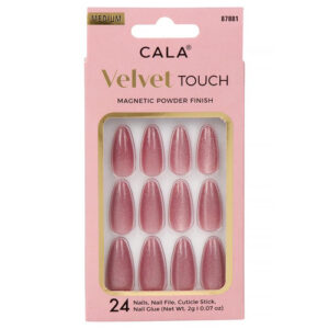 Cala, Velvet Touch Almond Mauve kunstküüned 24tk