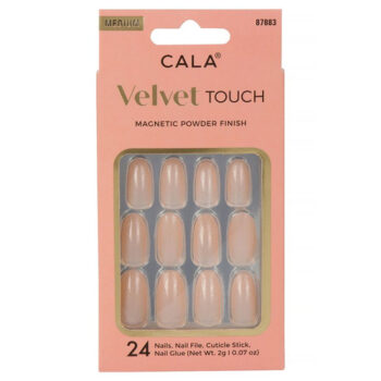 Cala, Velvet Touch Round Peach kunstküüned 24tk