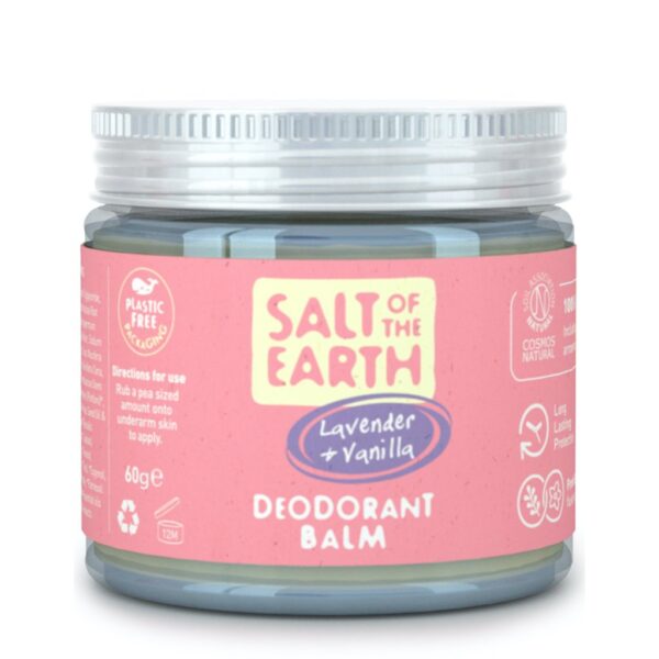 Salt of the Earth, Plastikuvaba looduslik kreemdeodorant Lavender & Vanilla, 60g