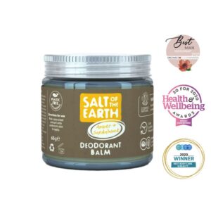 Salt of the Earth, Plastikuvaba looduslik kreemdeodorant Amber & Sandalwood, 60g