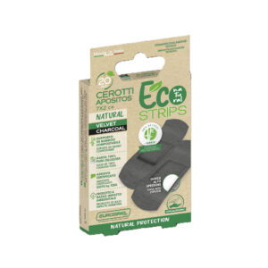 Megaplast, Haavaplaaster ECO Natural MUST bambuskiud, 20tk 7x2cm