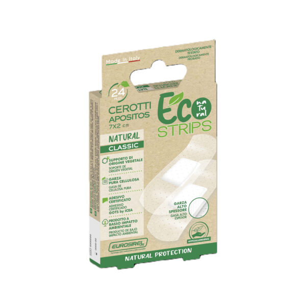 Megaplast, Haavaplaaster ECO Natural läbipaistev, 24tk 7x2cm